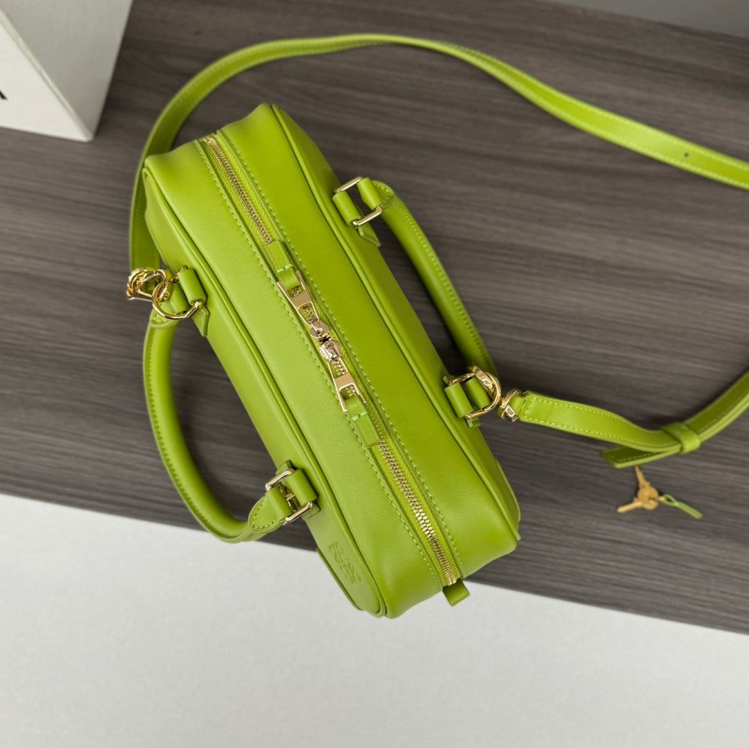 Loewe Mini Bowling Bag 23 Green Calfskin 280614