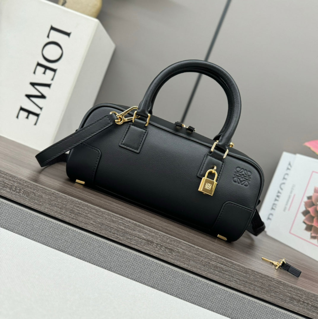 Loewe Mini Bowling Bag 23 Black Calfskin 280621