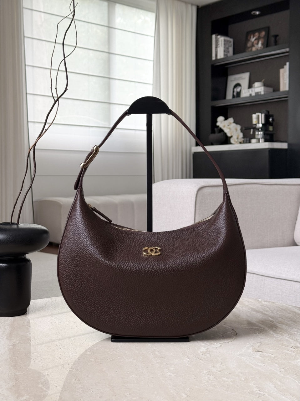 Chanel 2026 Hobo Bag 30cm Grained Calfskin