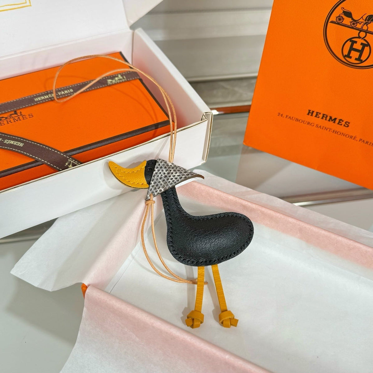 HM Duck Charm Cowhide
