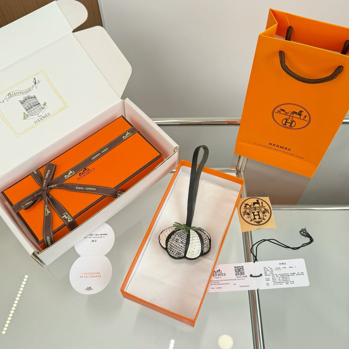 Hermes Tomato Bag Charm