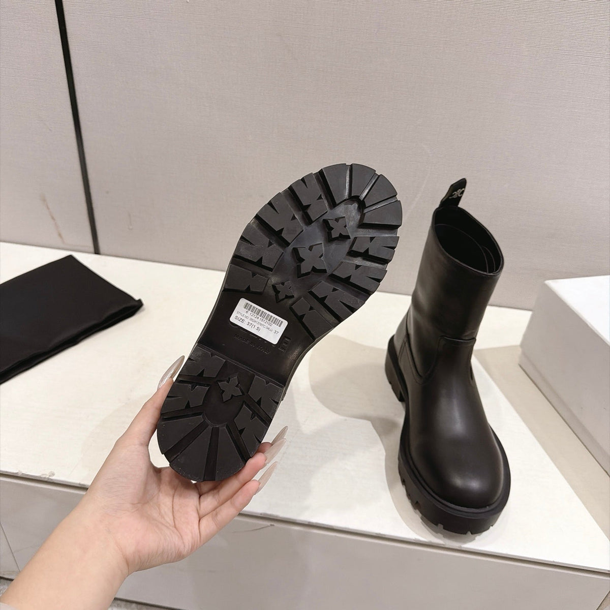 Celine 2026 Margaret Boots Leather 101100