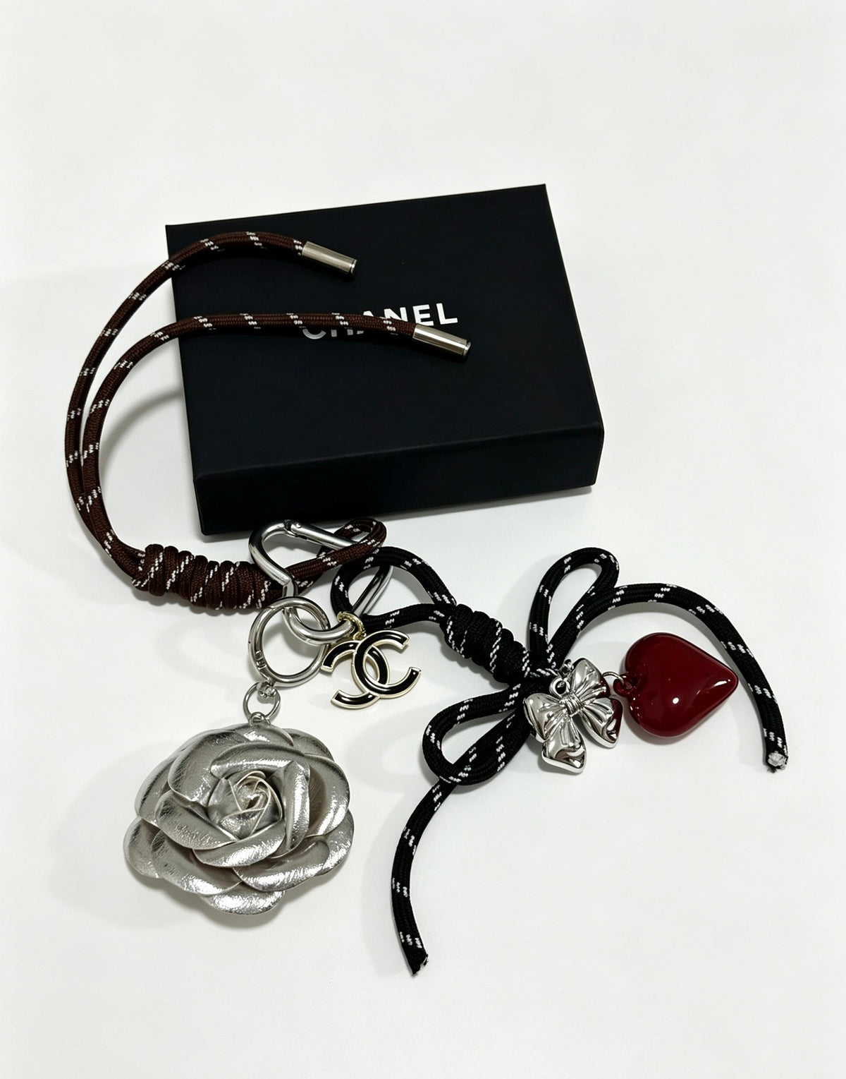 Chanel Silver Flower Charm
