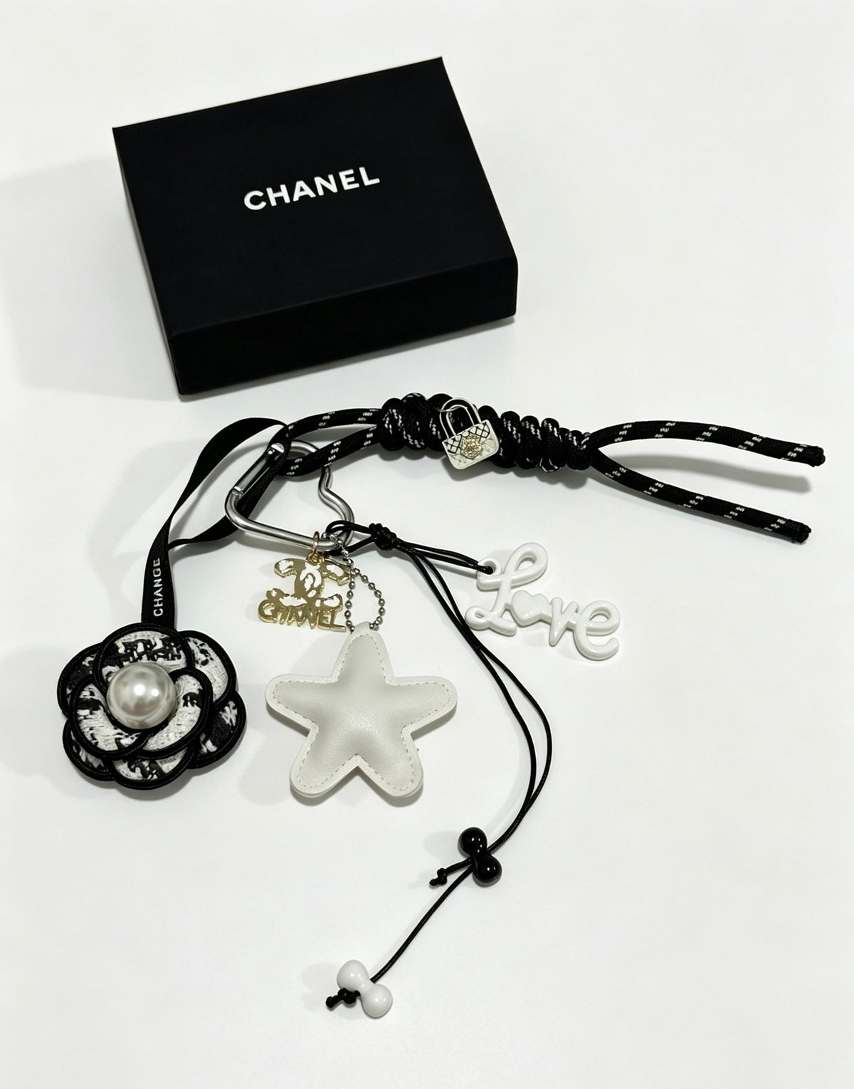 Chanel Bag Charm With Flower And Star