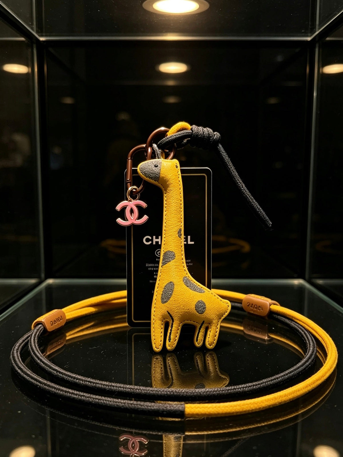 Chanel Yellow Giraffe Charm