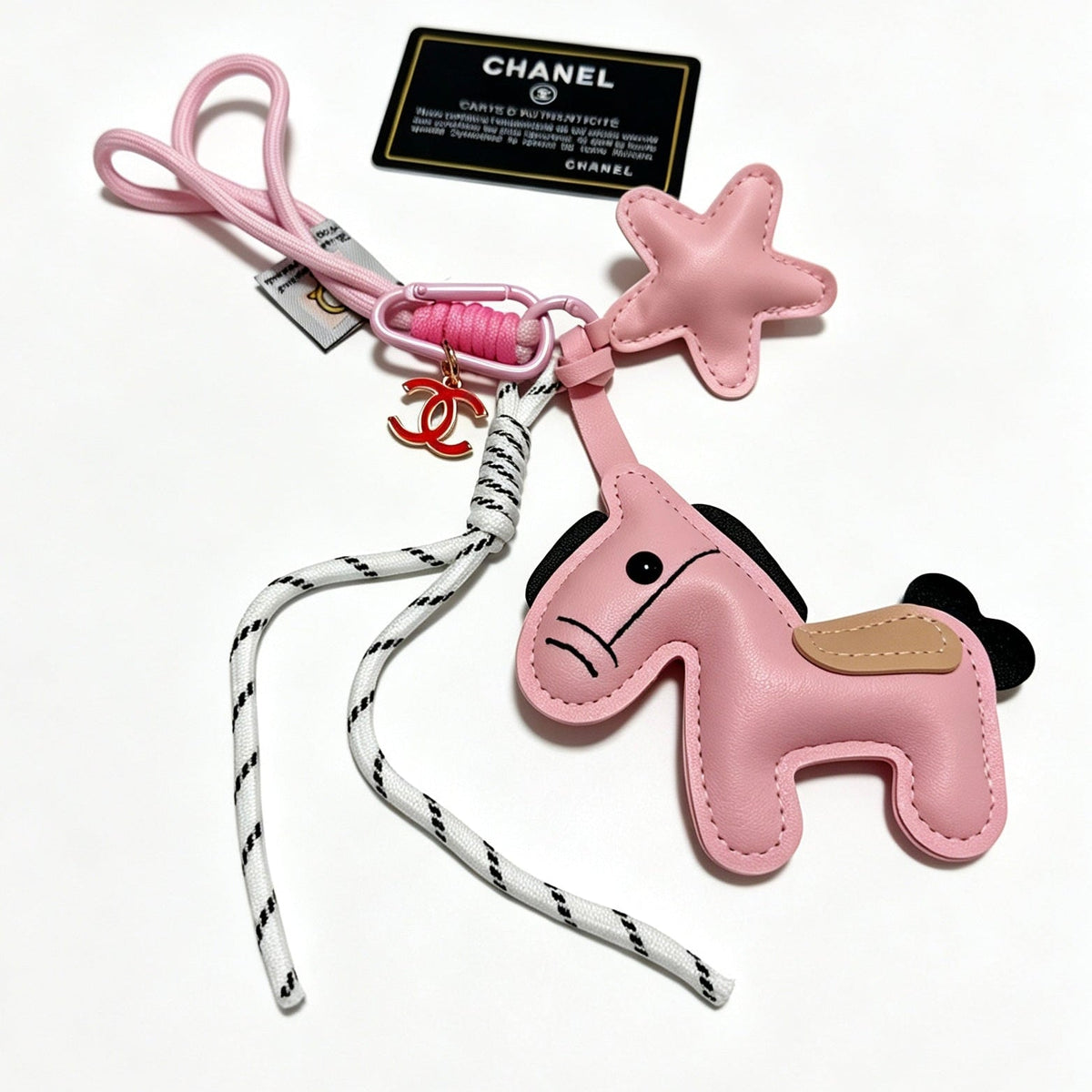 Chanel Pink Star And Horse Charm