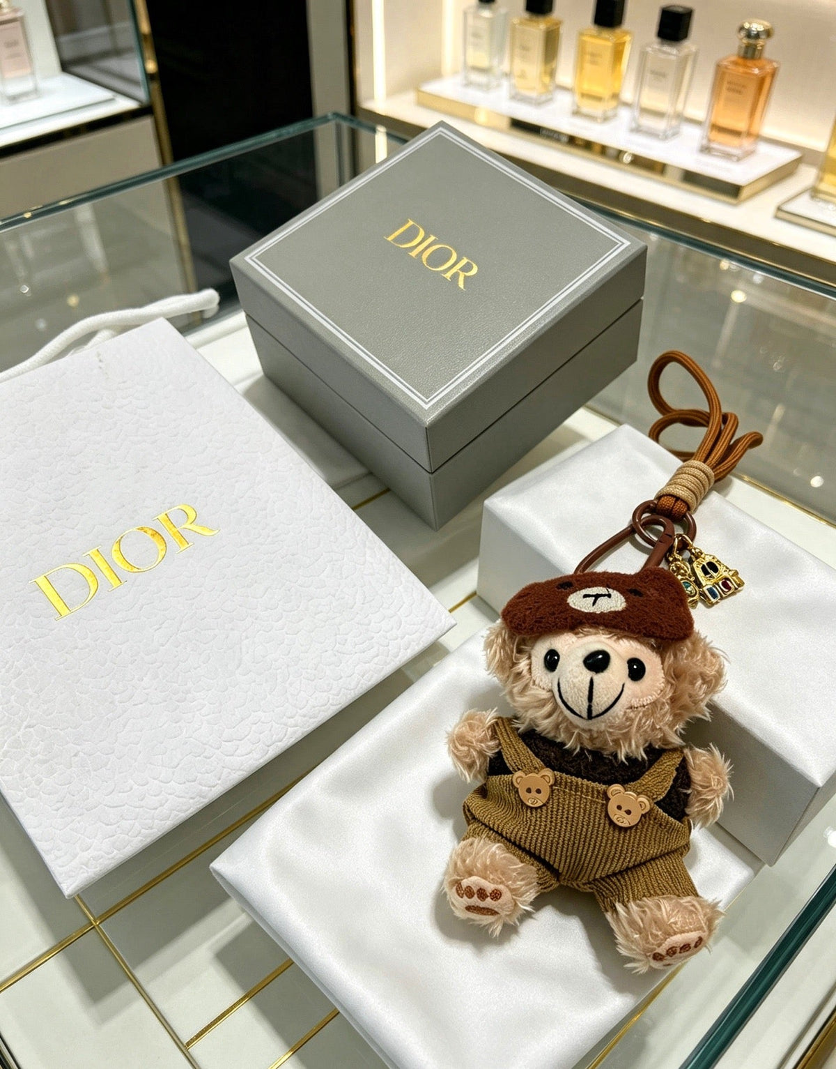 Dior Wool Brown Bear Charm