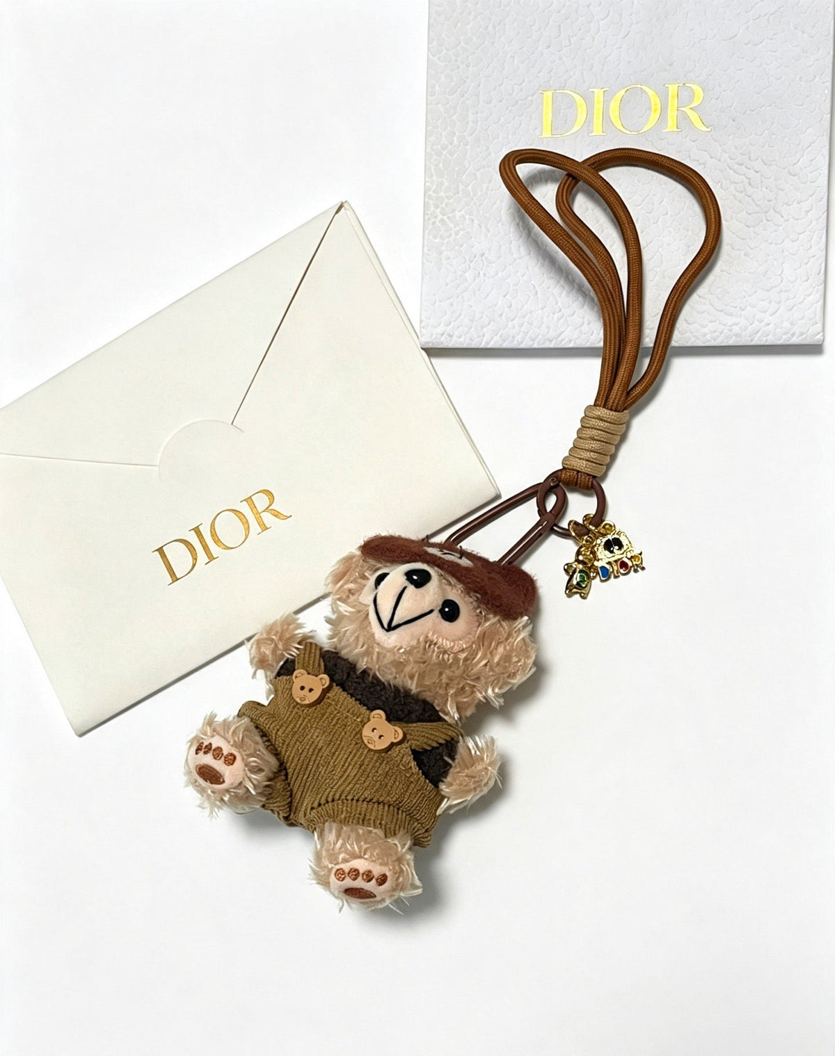 Dior Wool Brown Bear Charm