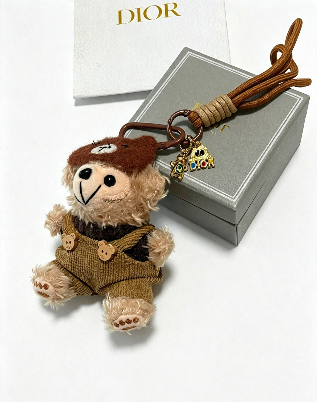 Dior Wool Brown Bear Charm