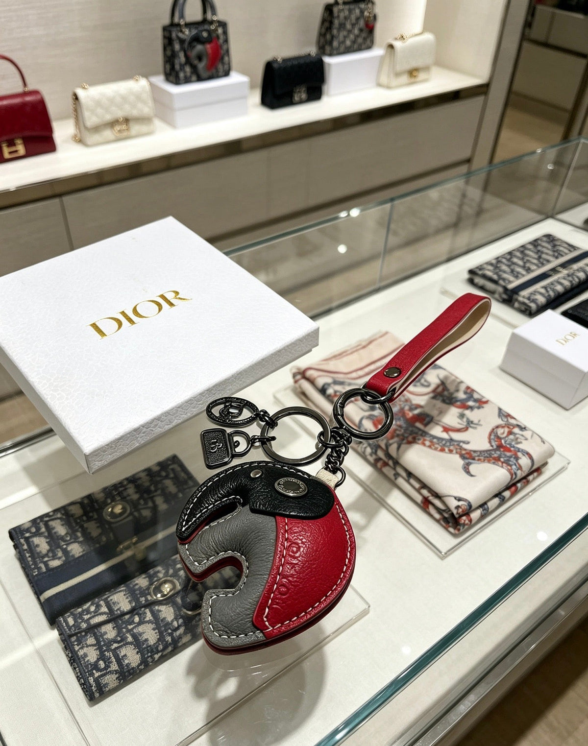 Dior Leather Elephant Charm