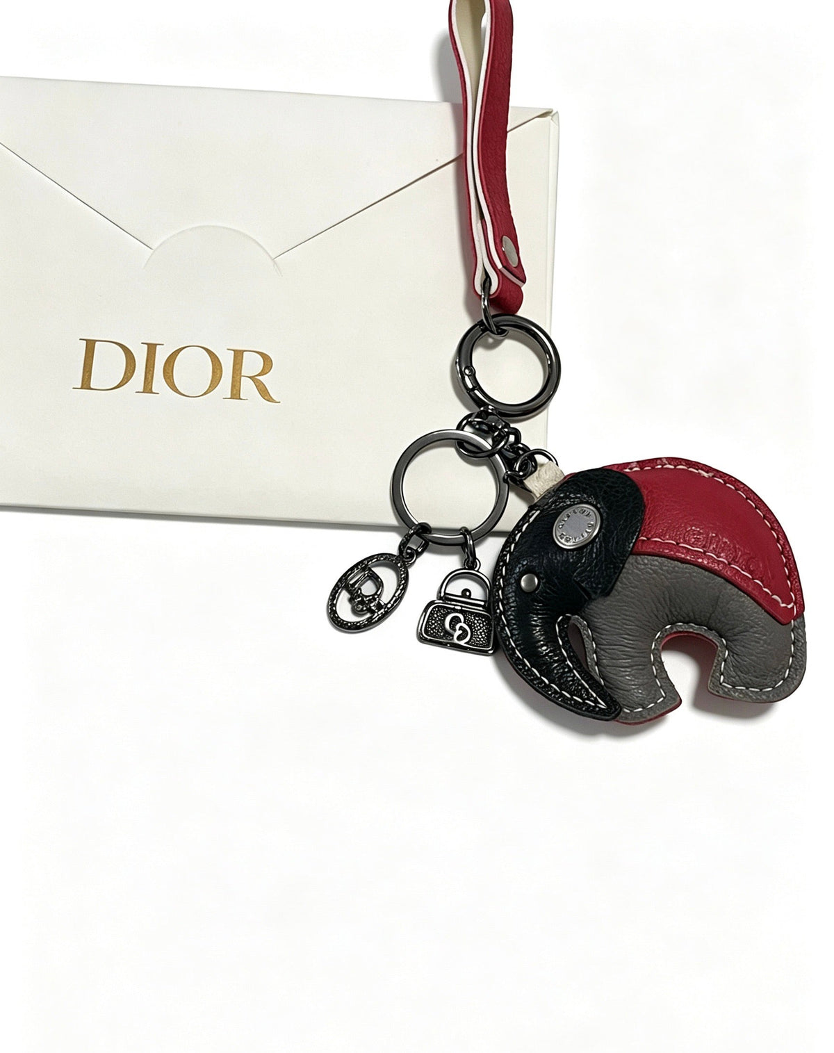 Dior Leather Elephant Charm