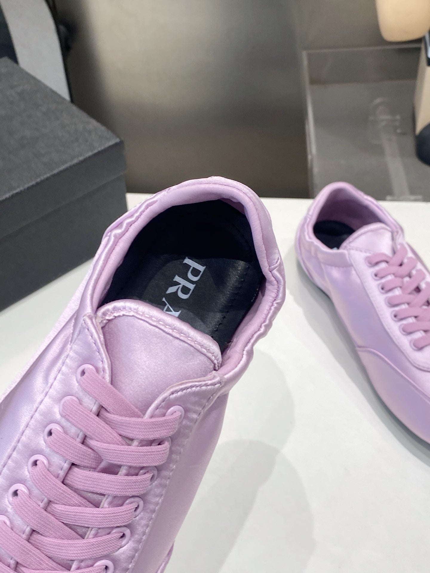 PRA 26S Casual Sneaker Baby Pink Satin 628550