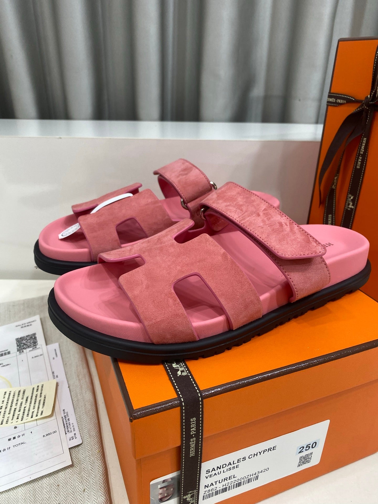 Hermes 2026 Chypre Sandal Suede 957589