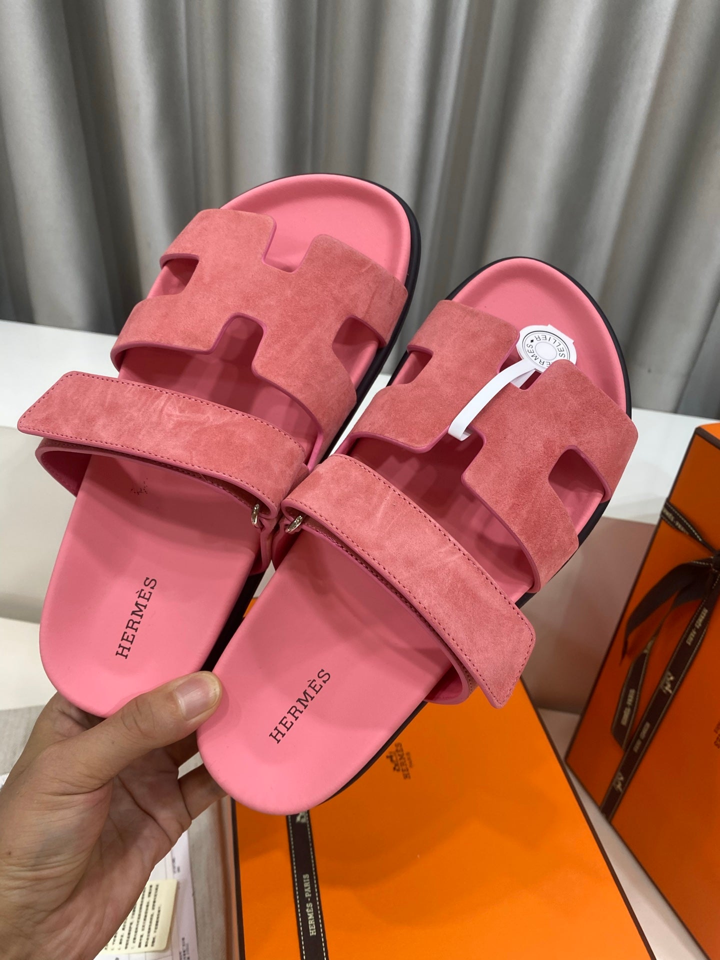 Hermes 2026 Chypre Sandal Suede 957589