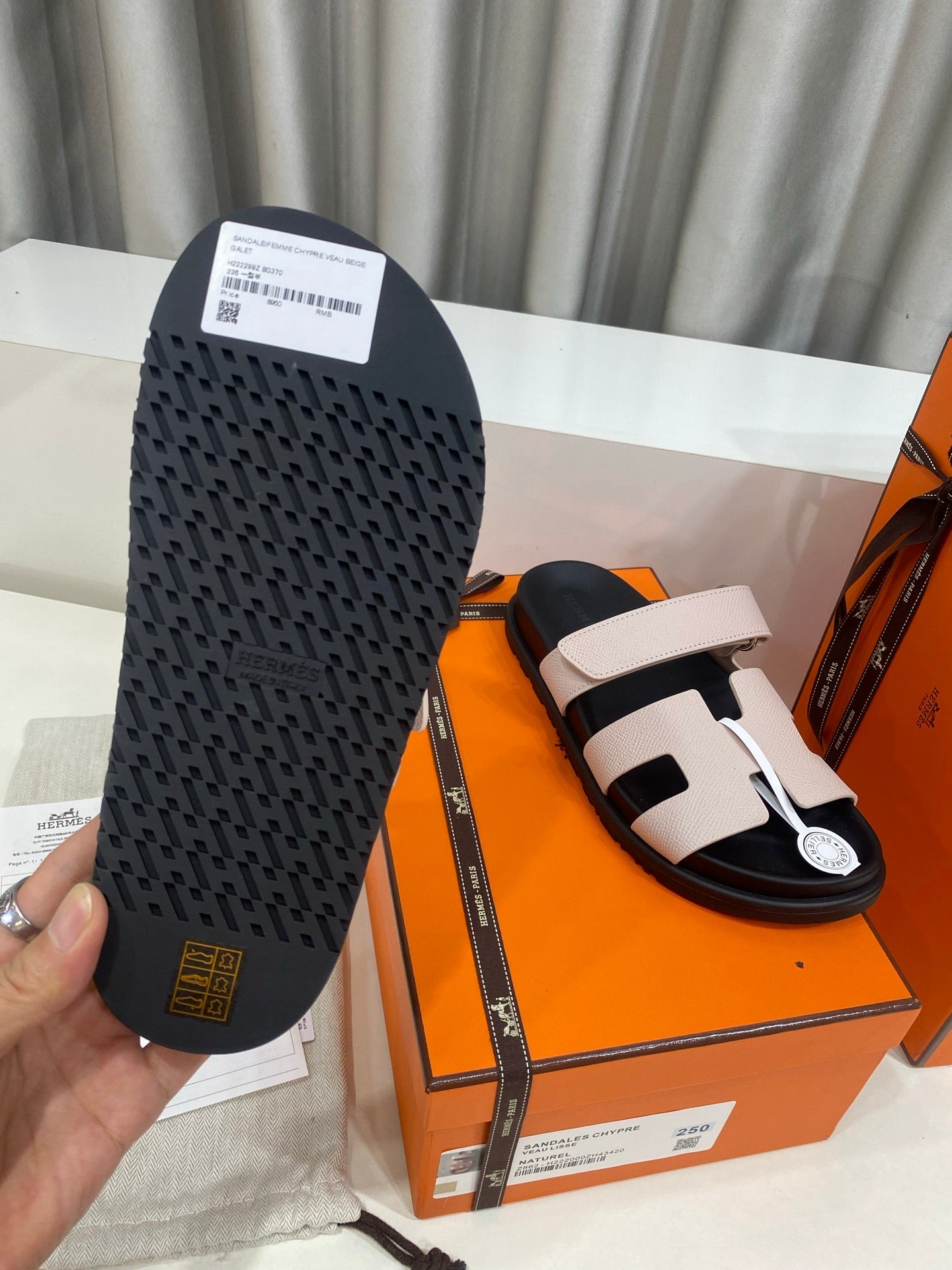 Hermes 2026 Chypre Sandal Epsom Calfskin 957605