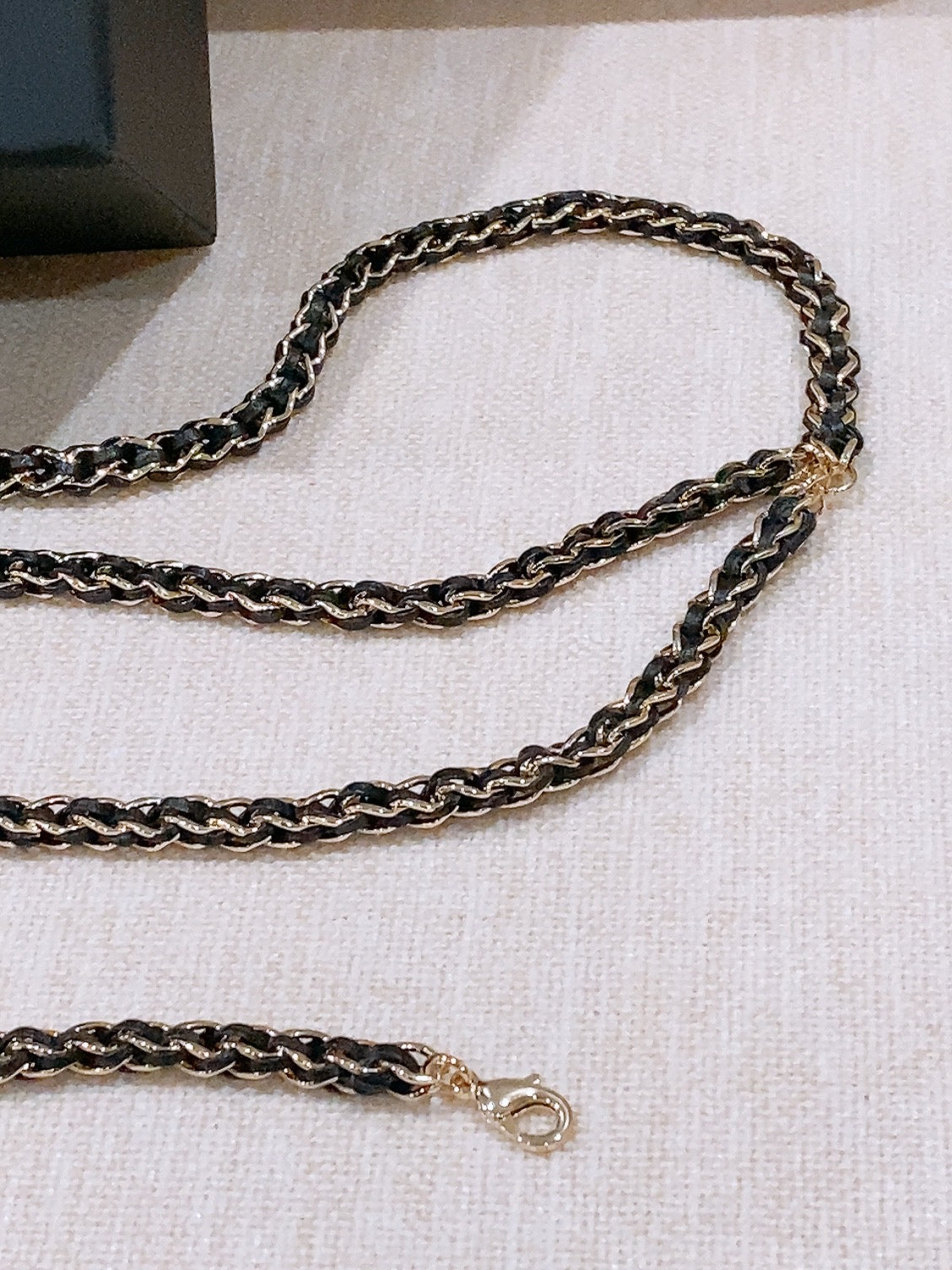 Chanel 2026 Interwoven CC Chain Belt 214356