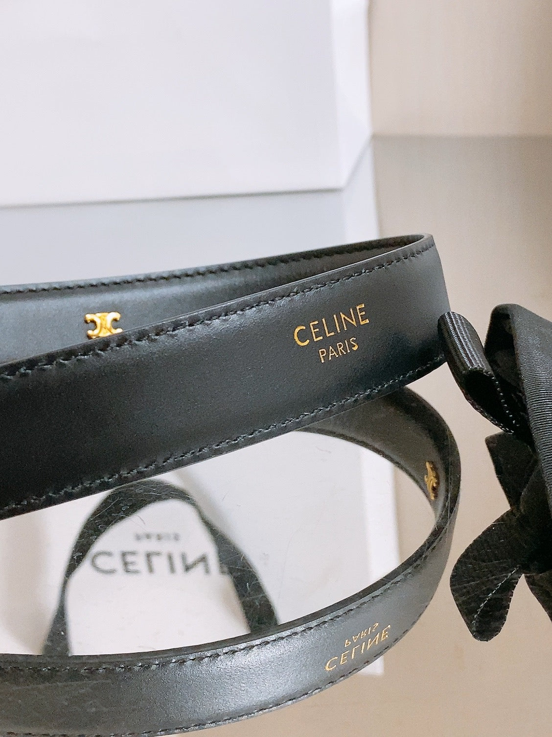 Celine 2026  Maison Belt 25mm Leather