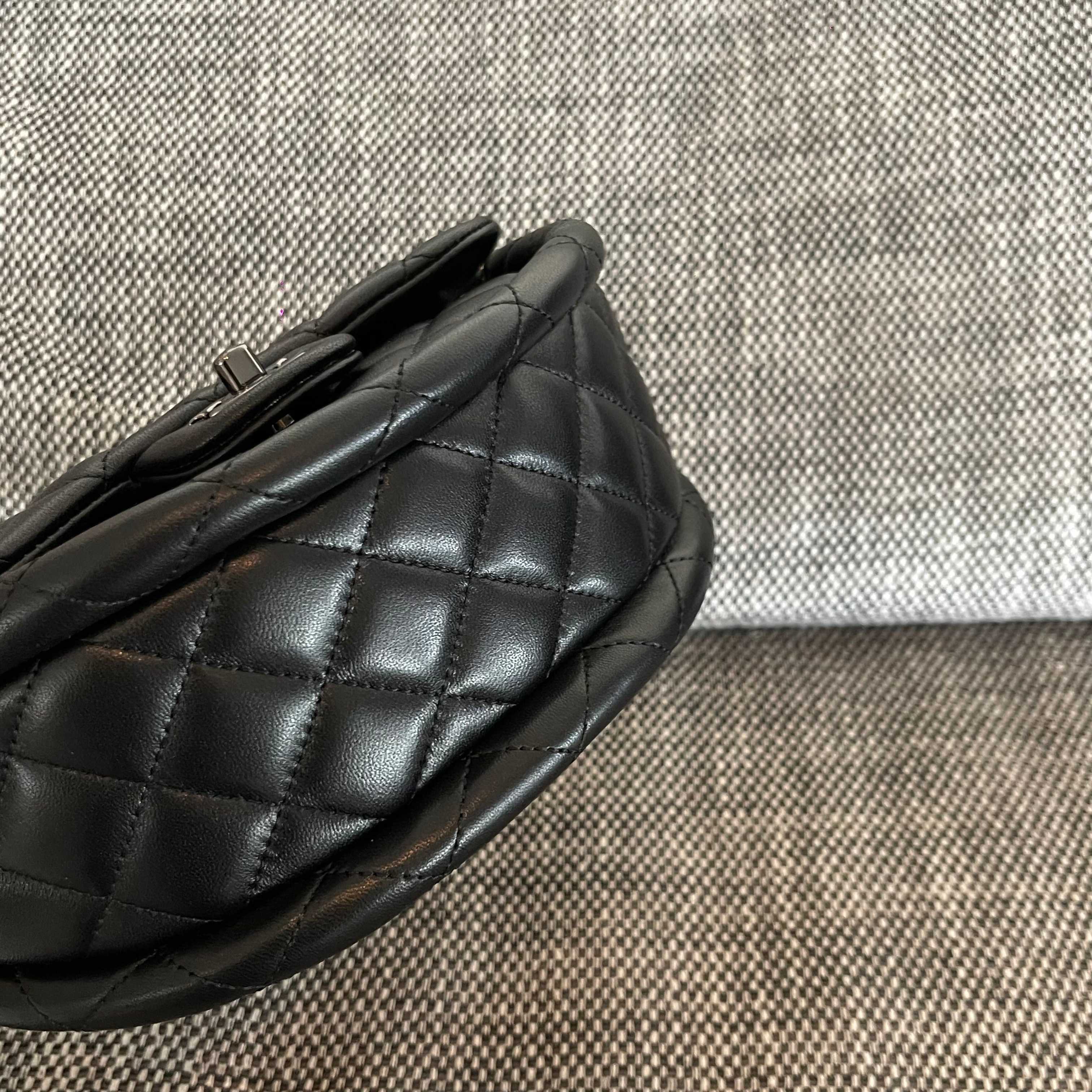 Chanel 2026 Hula Hoop Bag 24cm Black Quilted Lambskin