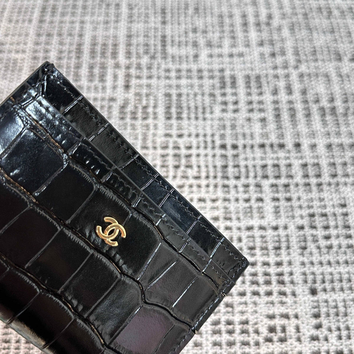 Chanel 2026 Wallet Multicolors Crocodile Embossed Leather