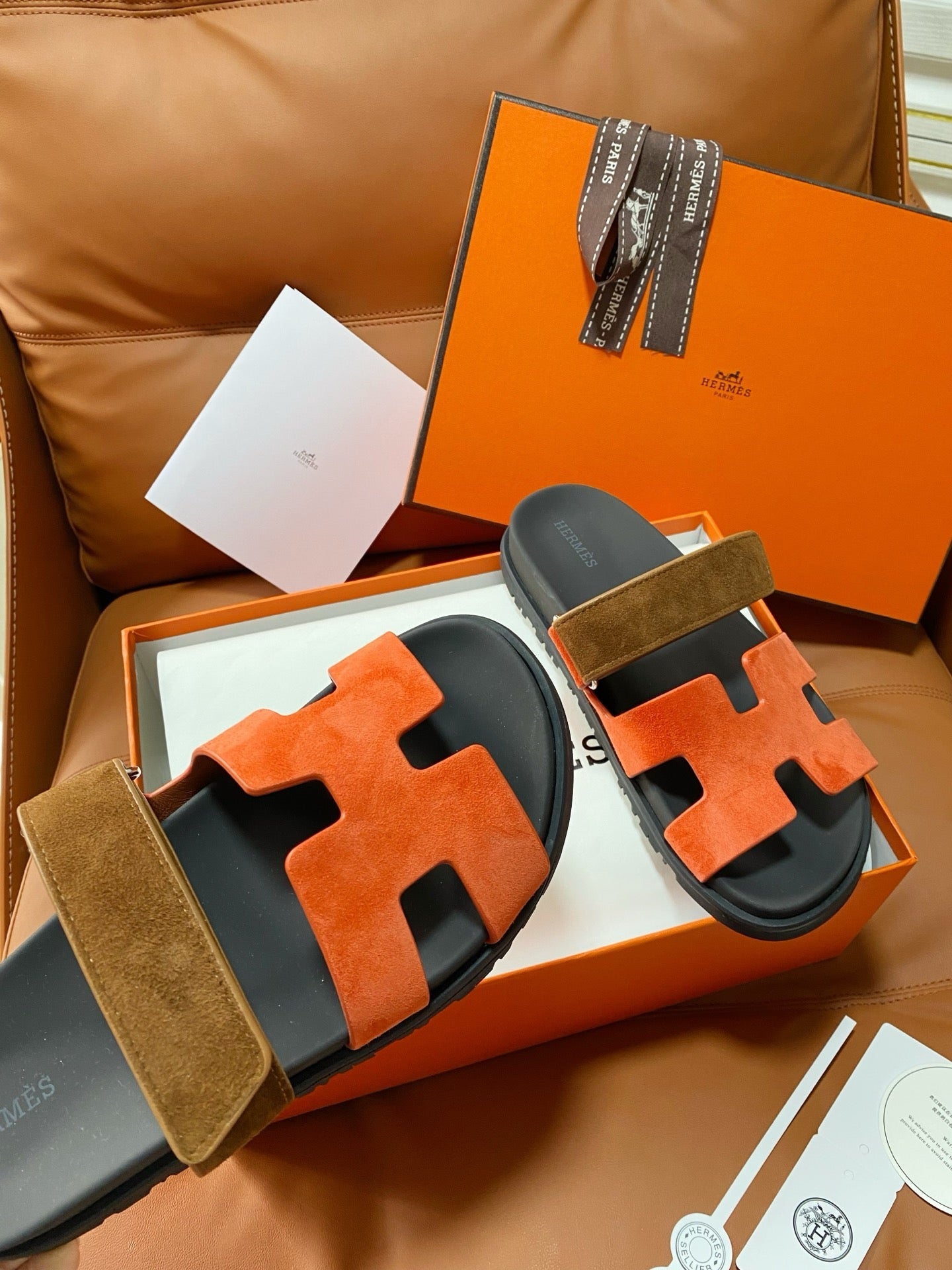 Hermes 2026 Chypre Sandal Suede Leather 928518