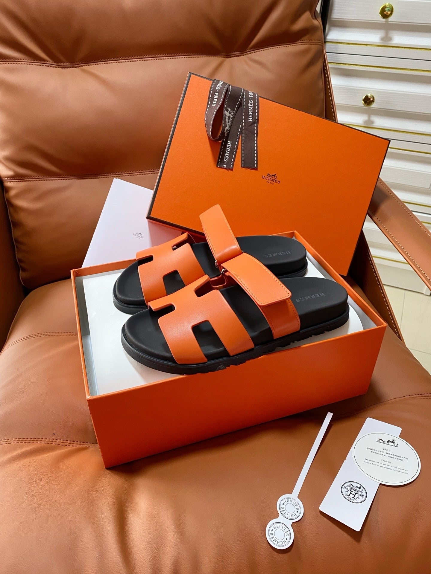 Hermes 2026 Chypre Sandal Calfskin 664459