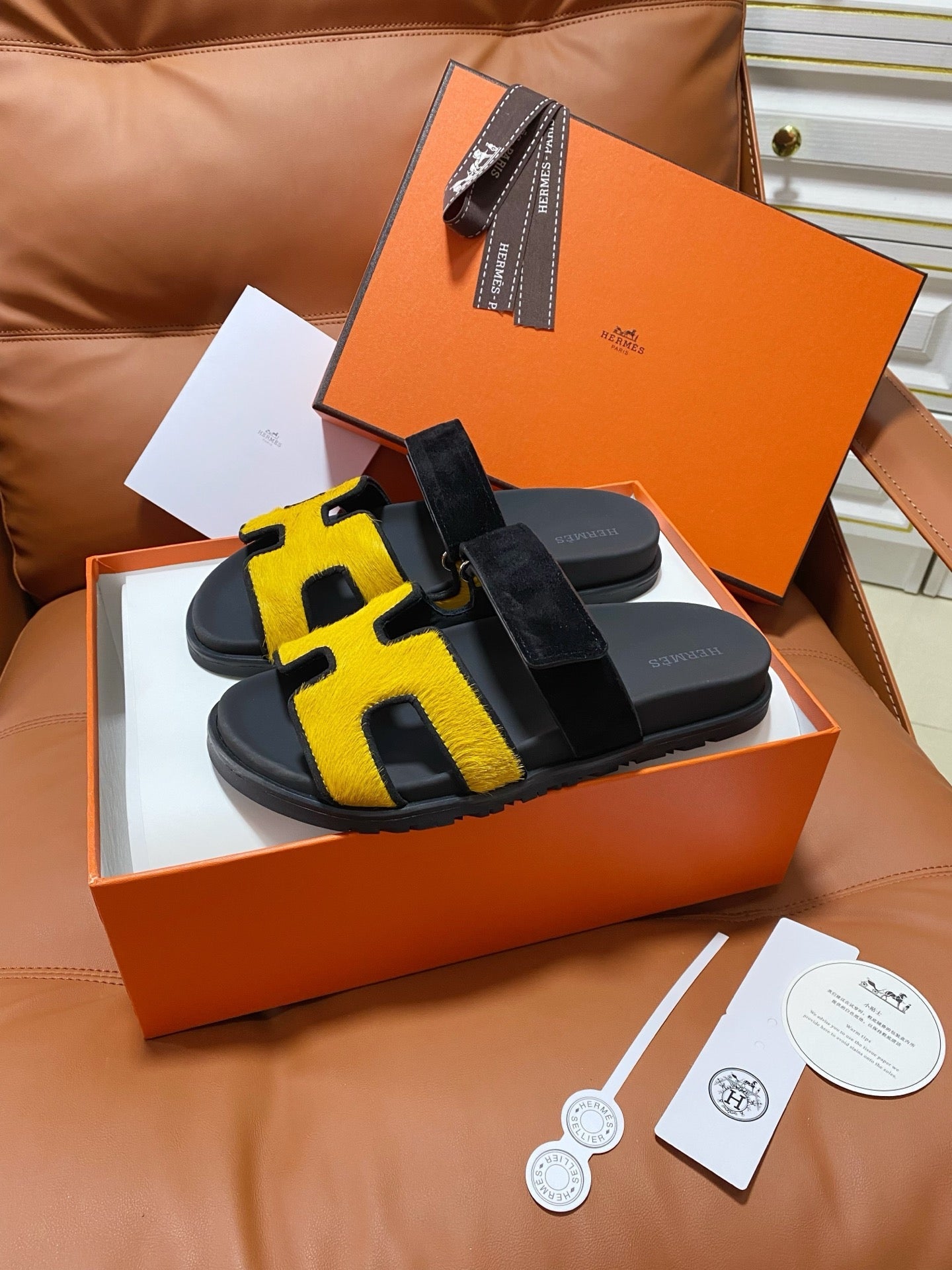 Hermes 2026 Chypre Sandal Ponyhair With Cowhide 928484