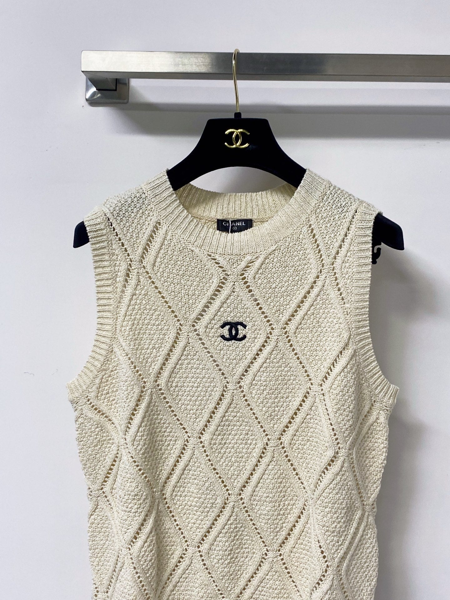 Chanel 2026 Set Cream Wool 690505