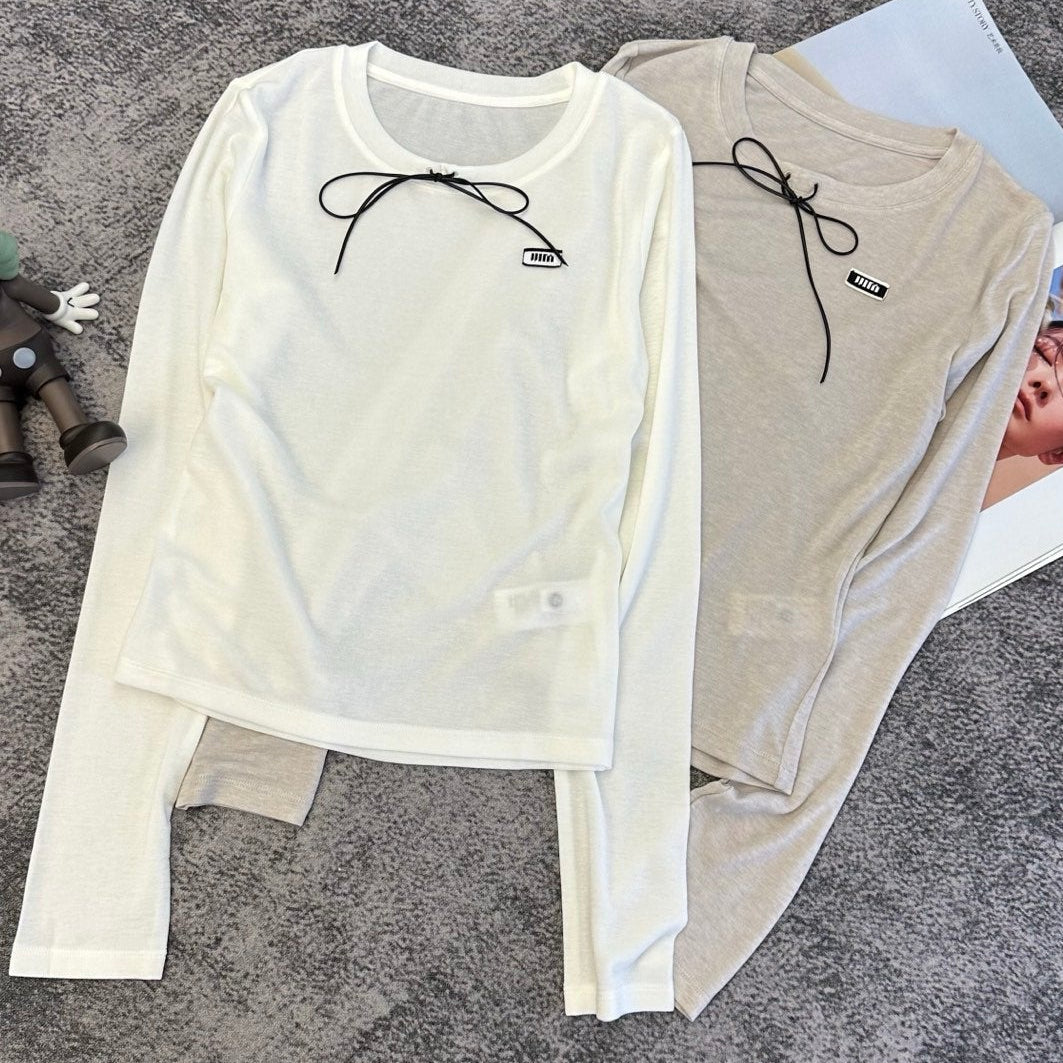 Miumiu 2026 Long-sleeve T-shirt Cotton 420111
