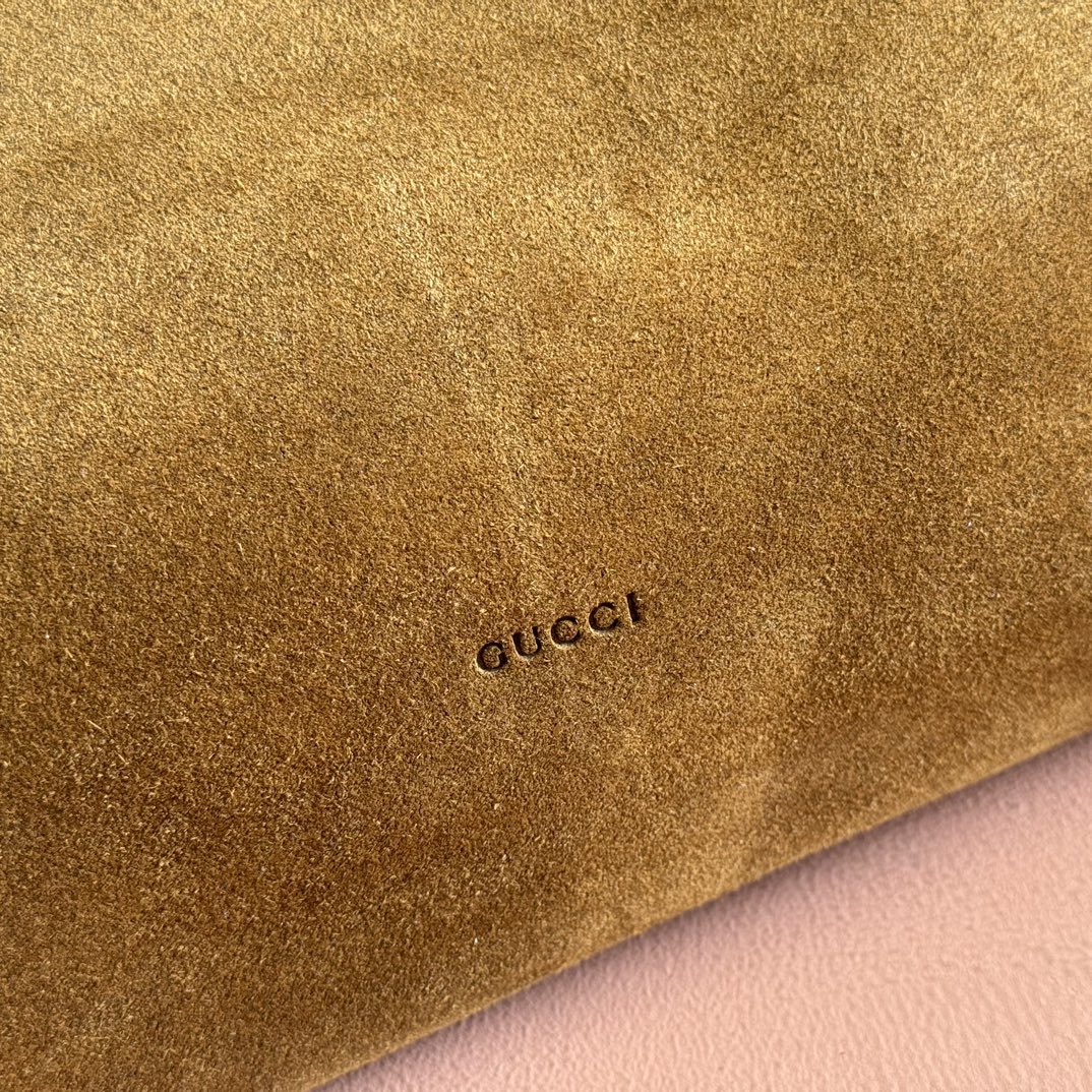 Gucci 2026 Beatrix Bag 35cm Brown Suede 277479