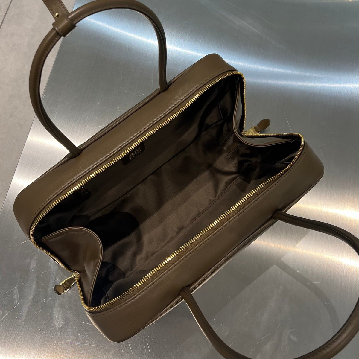 MiuMiu 2026 Beau Large Bag Tundra Leather