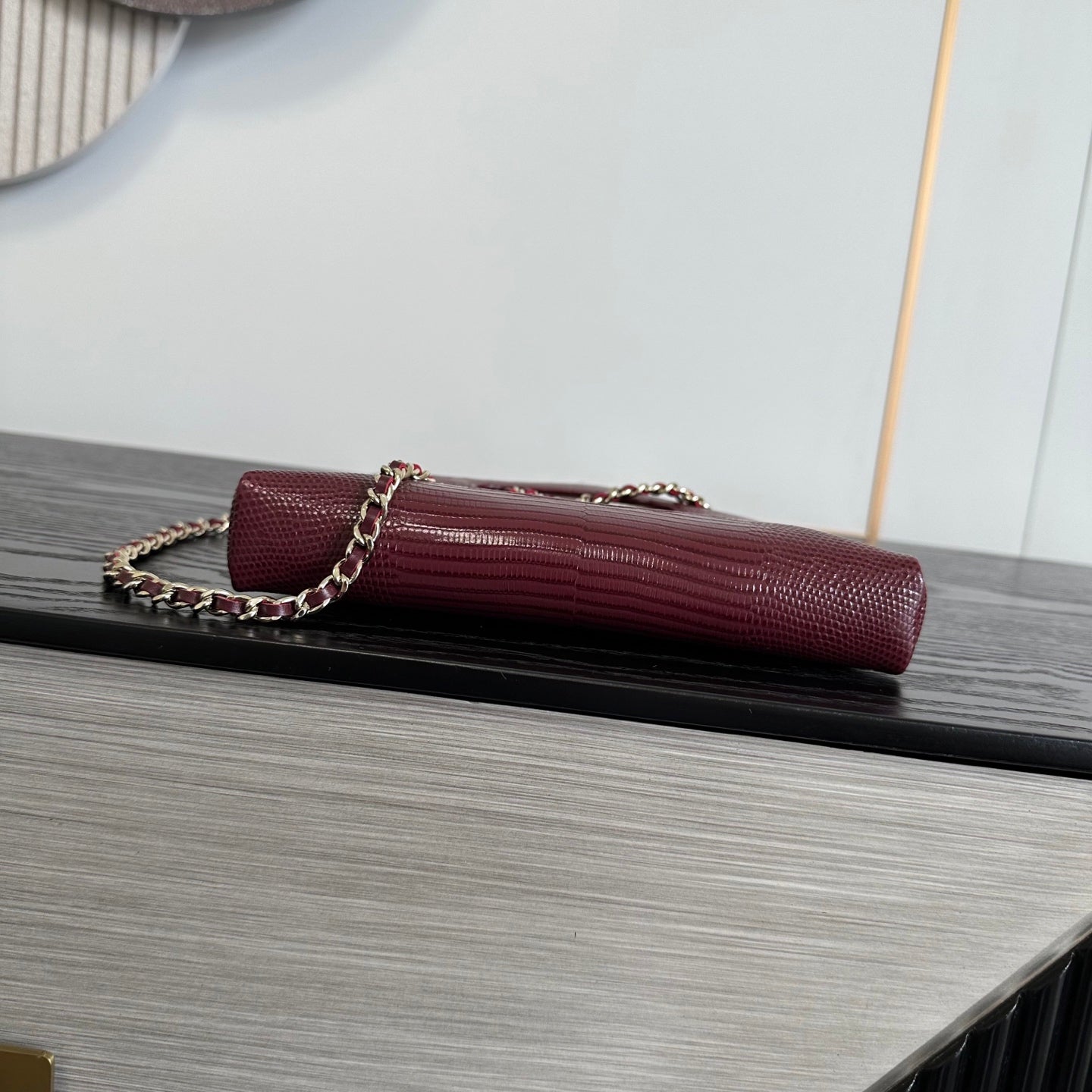 Chanel 2026 Lizard-Embossed Nano 31 Bag 20.5cm Calfskin