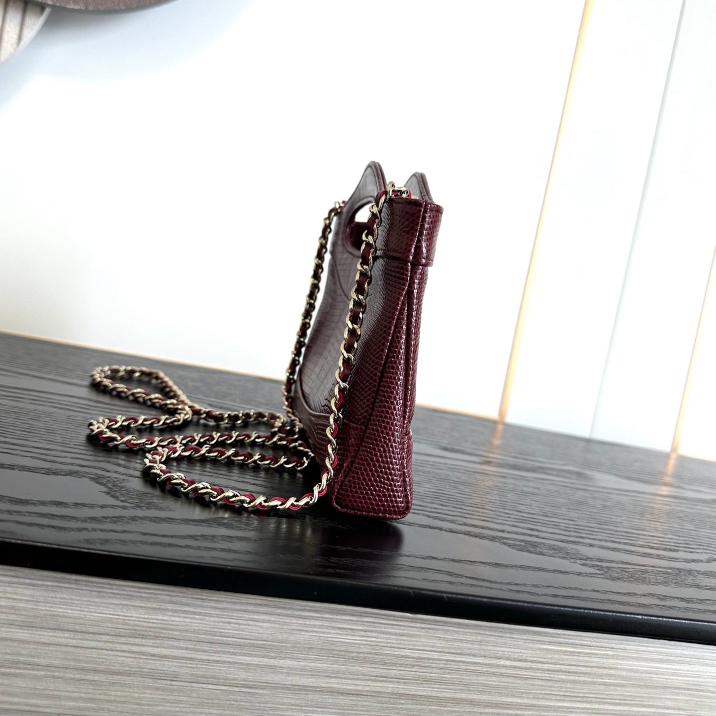 Chanel 2026 Lizard-Embossed Nano 31 Bag 20.5cm Calfskin