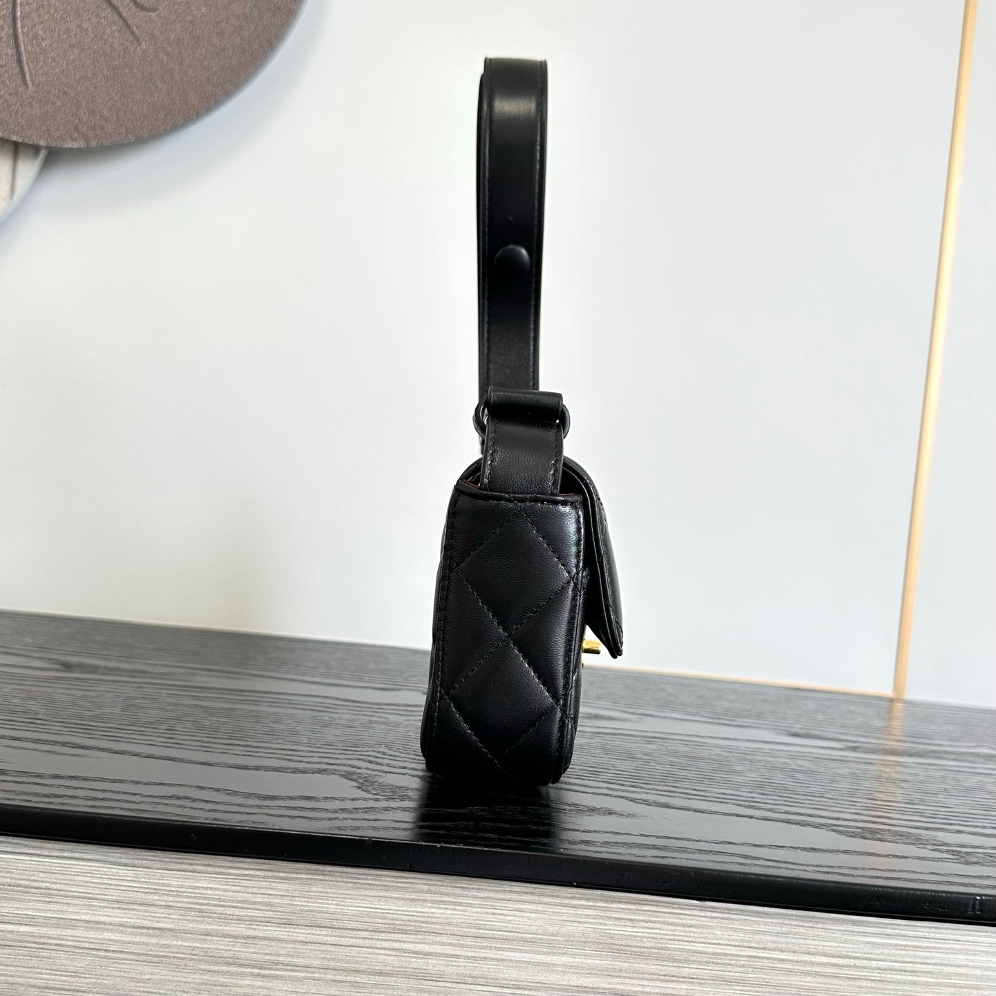 Chanel 2026 Flap Bag 25cm Black Lambskin With Gold Hardware