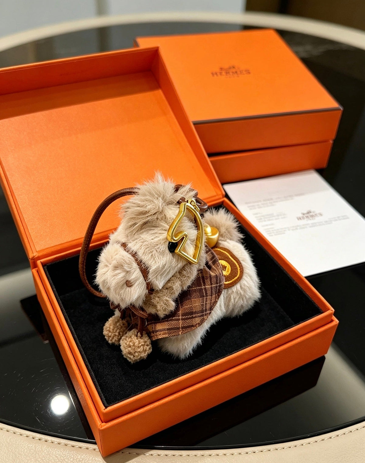 Hermes Wool Horse Charm