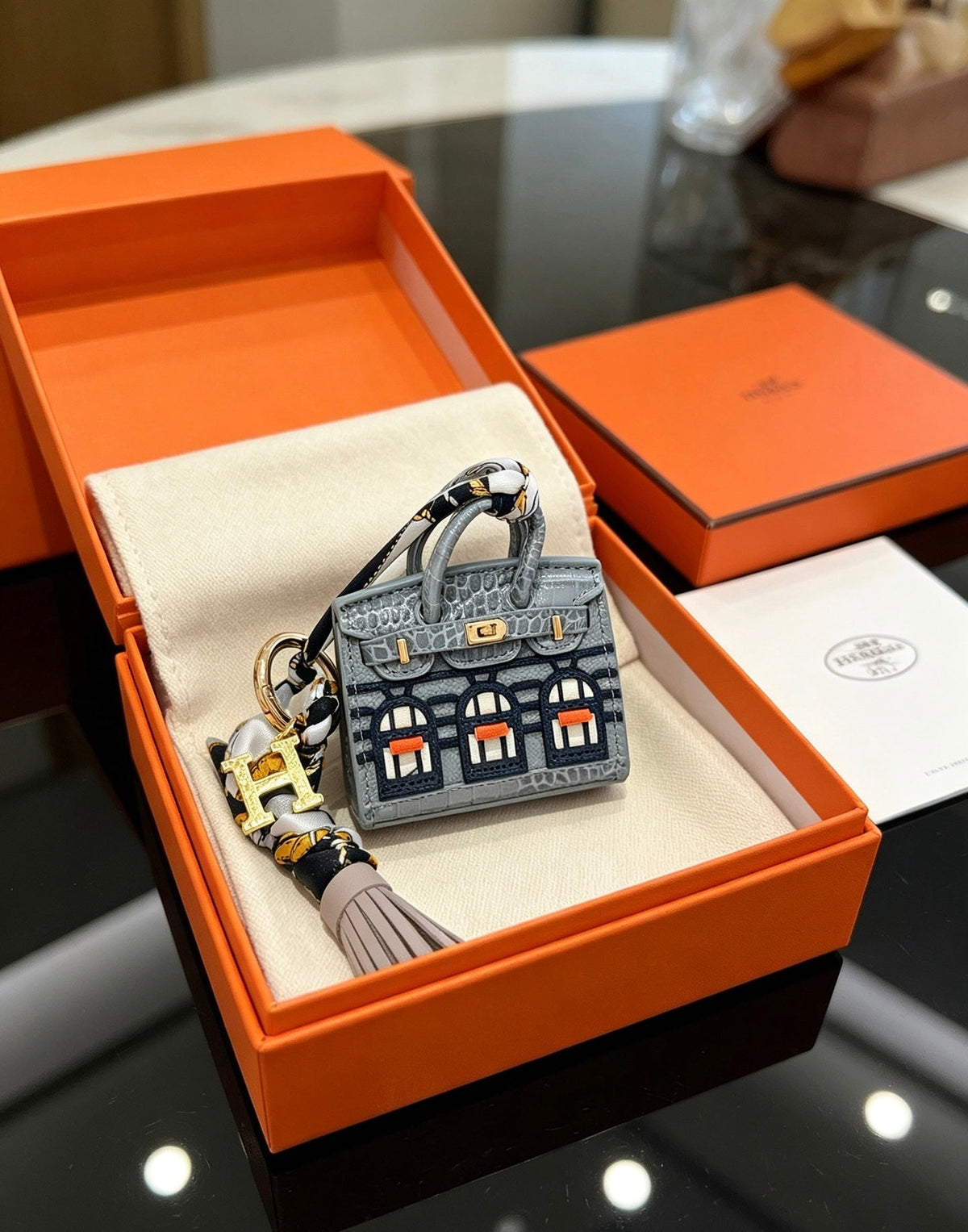 Hermes Mini Birkin 20 Faubourg Bag Charm