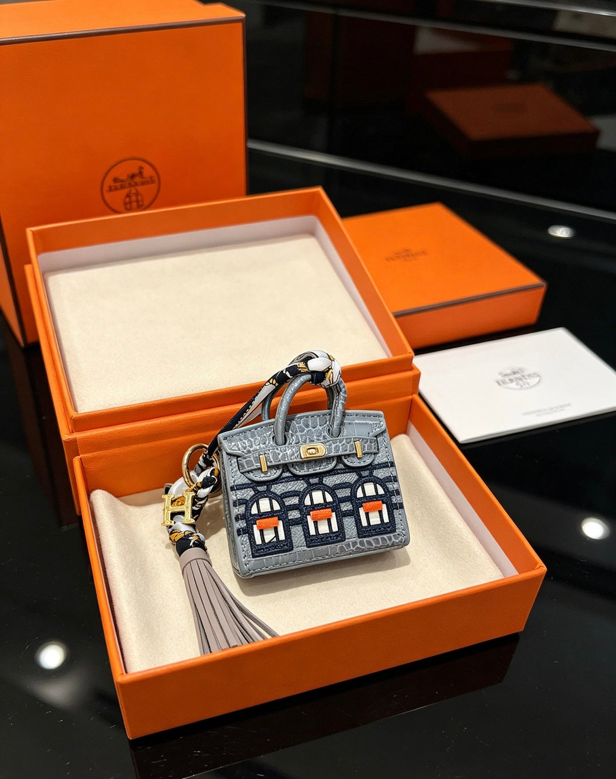 Hermes Mini Birkin 20 Faubourg Bag Charm