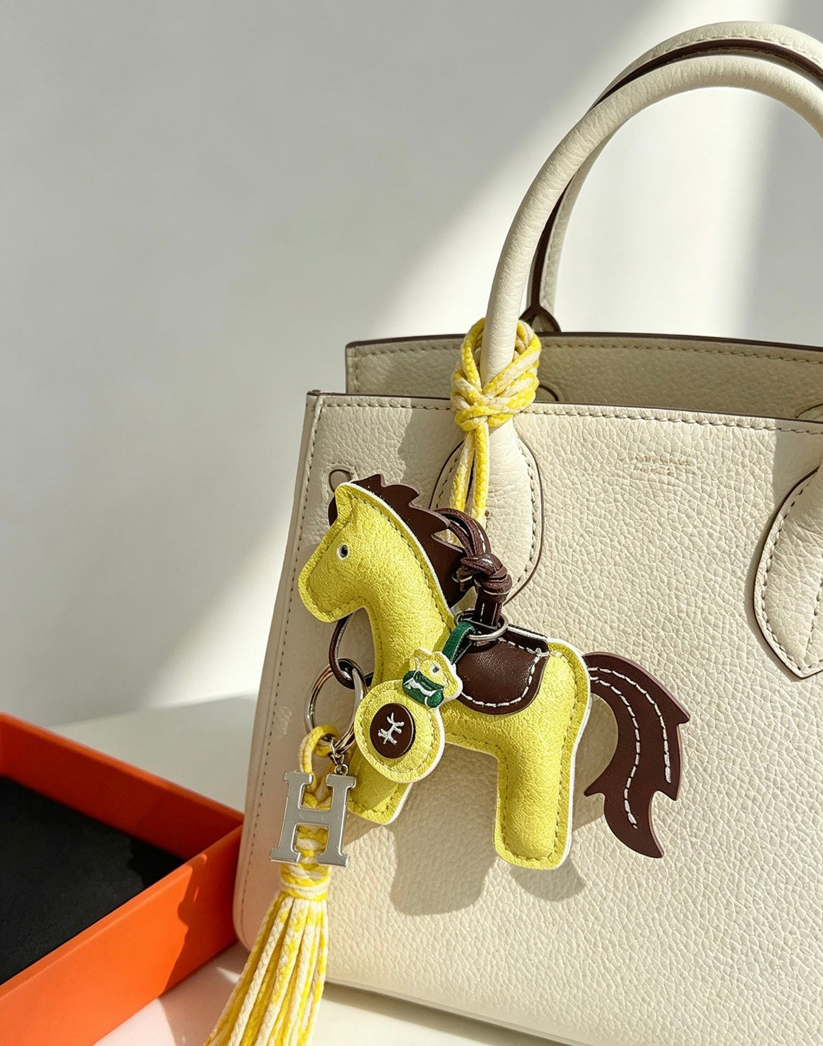 Hermes Yellow Horse Charm