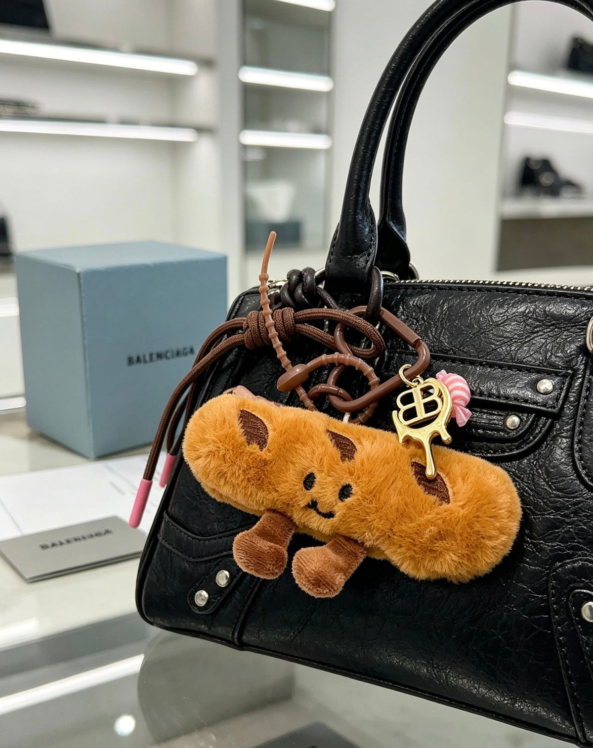 Balenciaga Plush Cake Charm