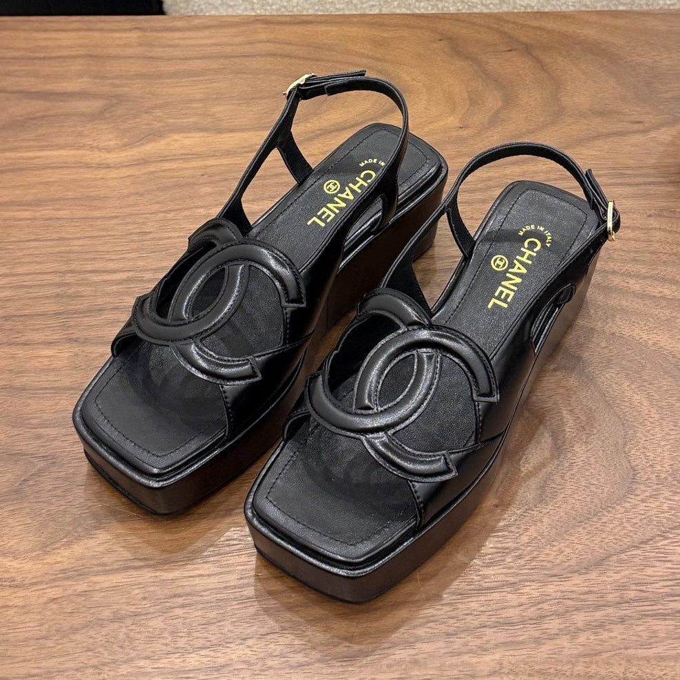 Chanel 2026 Sandal 50mm Suede Sheepskin 948636