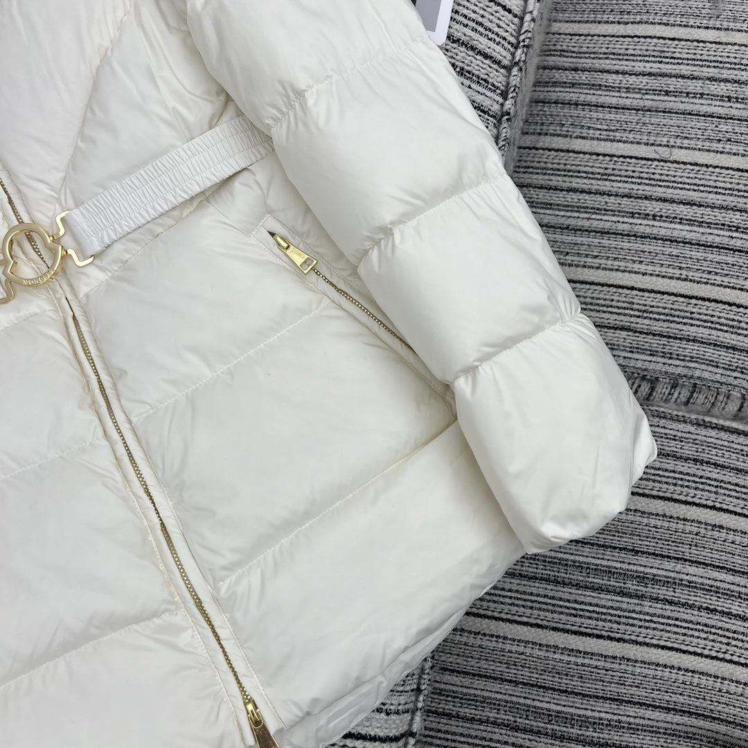 Moncler 2026 Brosse Diagonal-Quilted Hooded Jacket Down Polyester 260817
