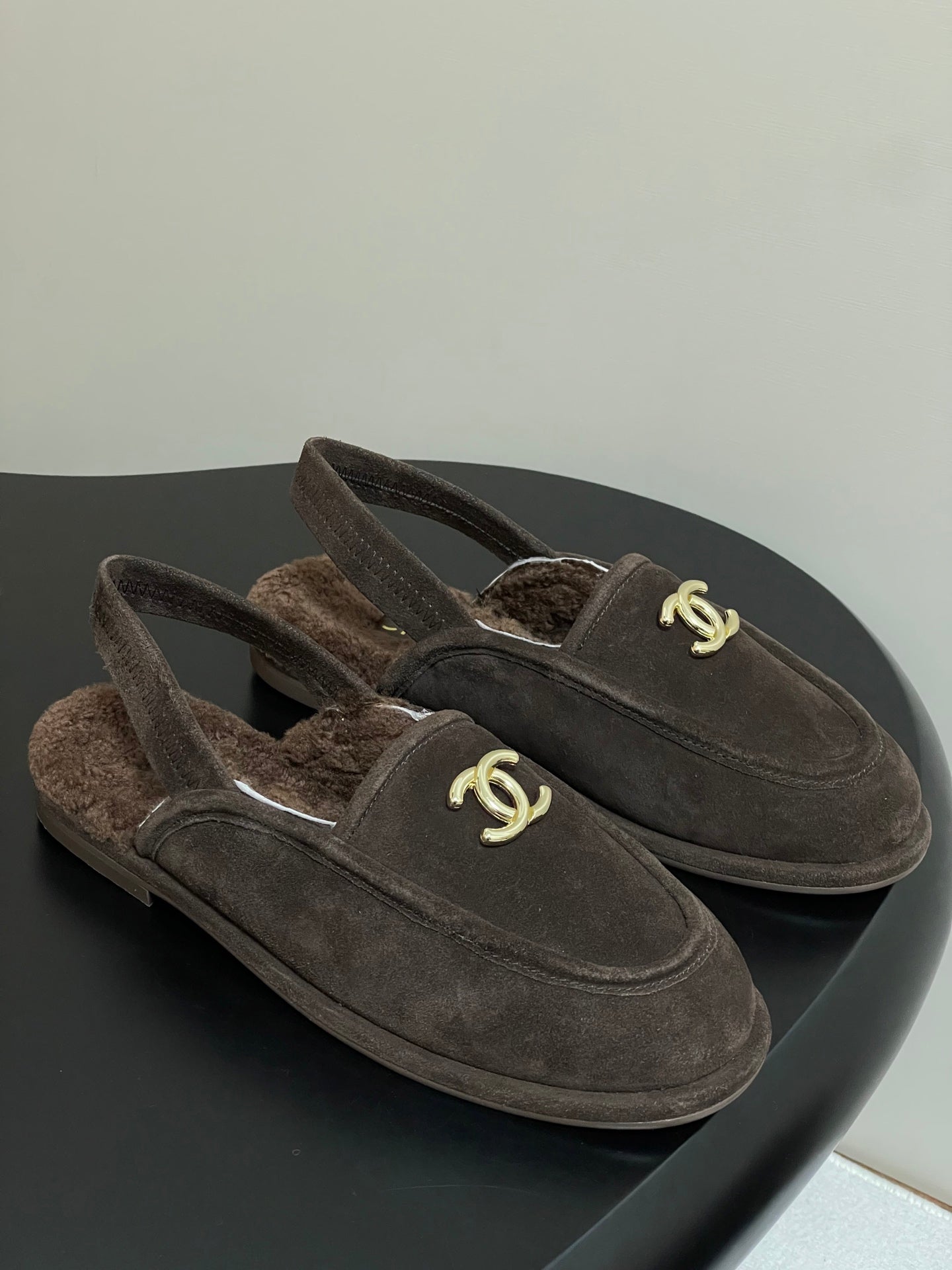 Chanel 2026 Loafer Suede Lambskin Fur 356382