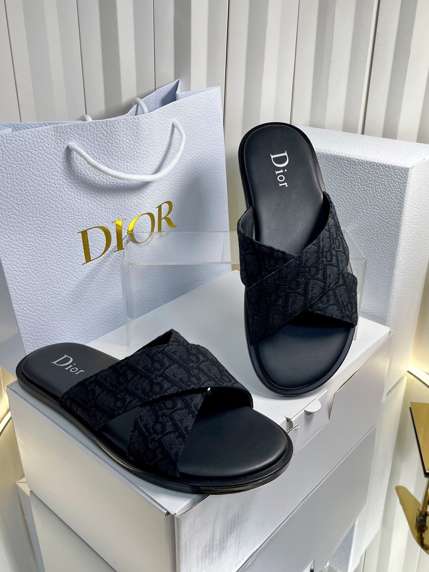 Dior 2026 Alias Sandals Canvas Leather 922917