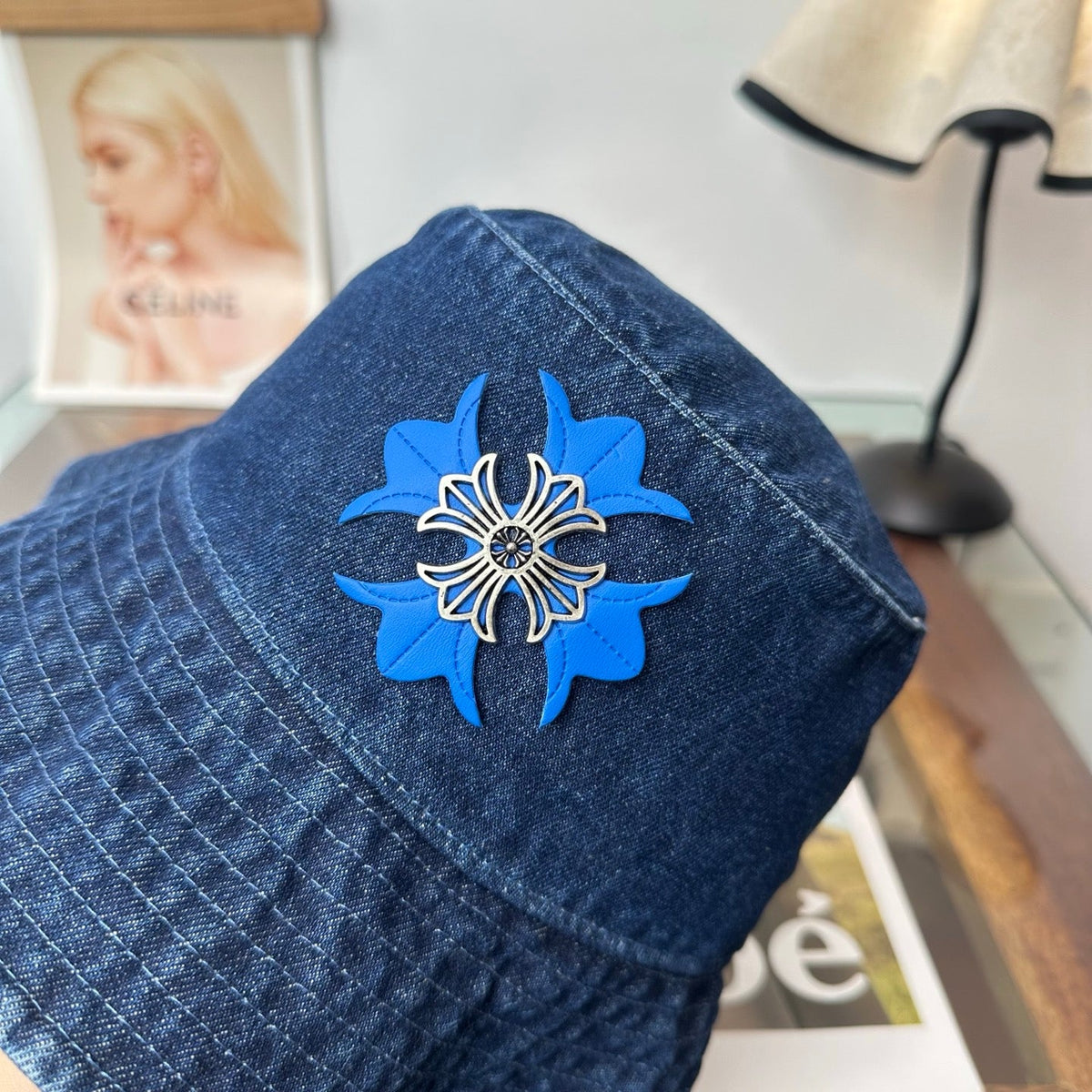 Chrome Hearts Denim Fisherman Hat 514948