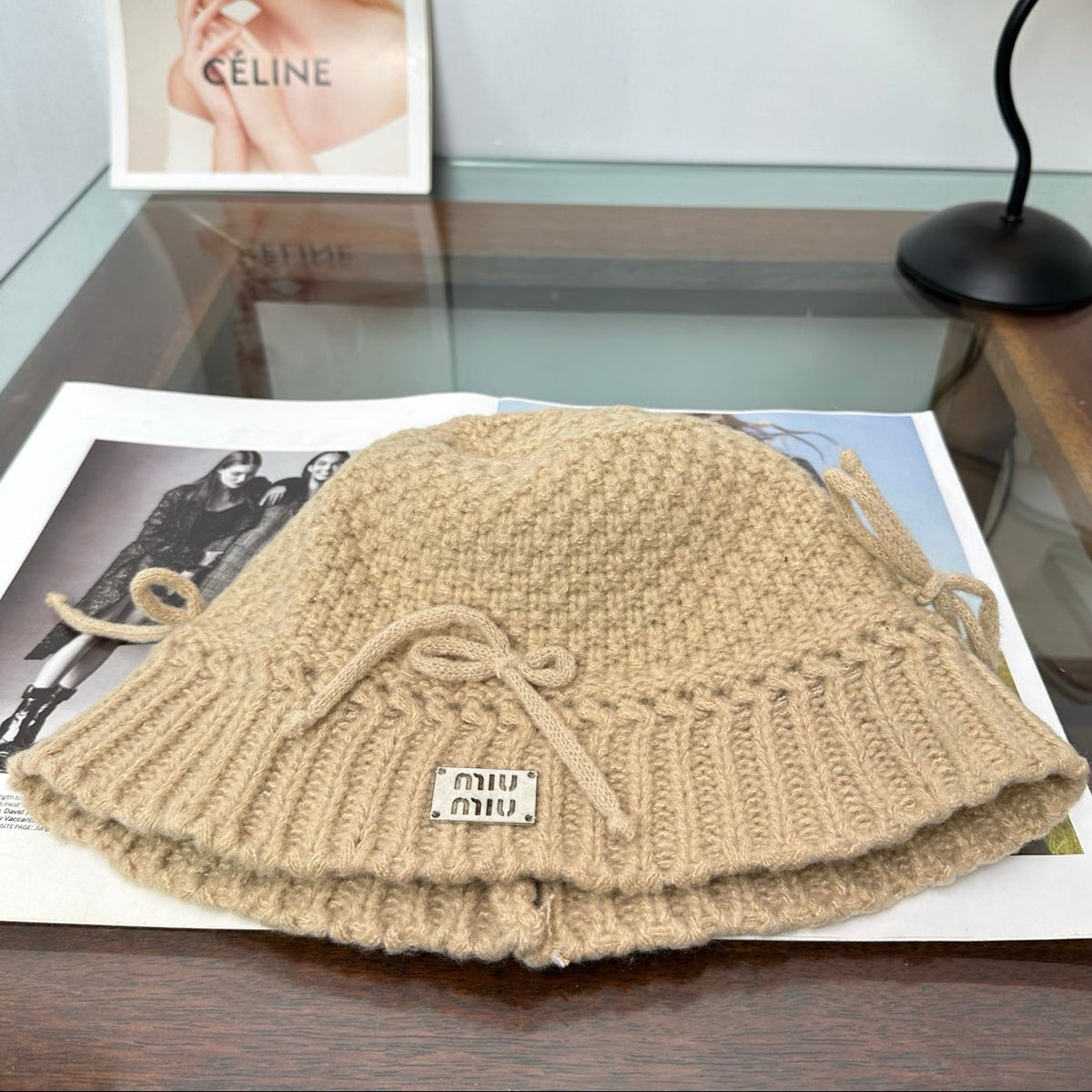 Miumiu Crocheted Wool Hat 497154