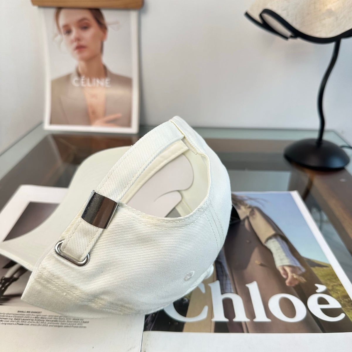 Chanel Cotton Baseball Cap Hat 512457