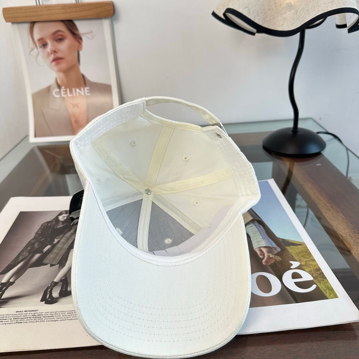 Chanel Cotton Baseball Cap Hat 512457
