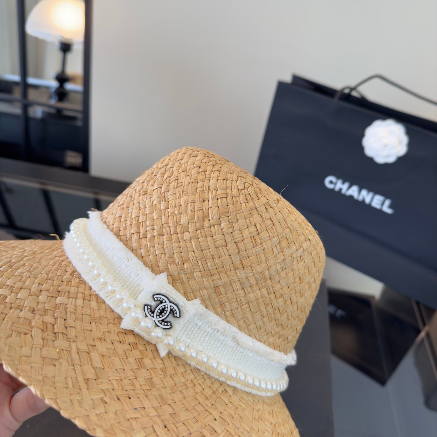 Chanel Straw Hat 360798