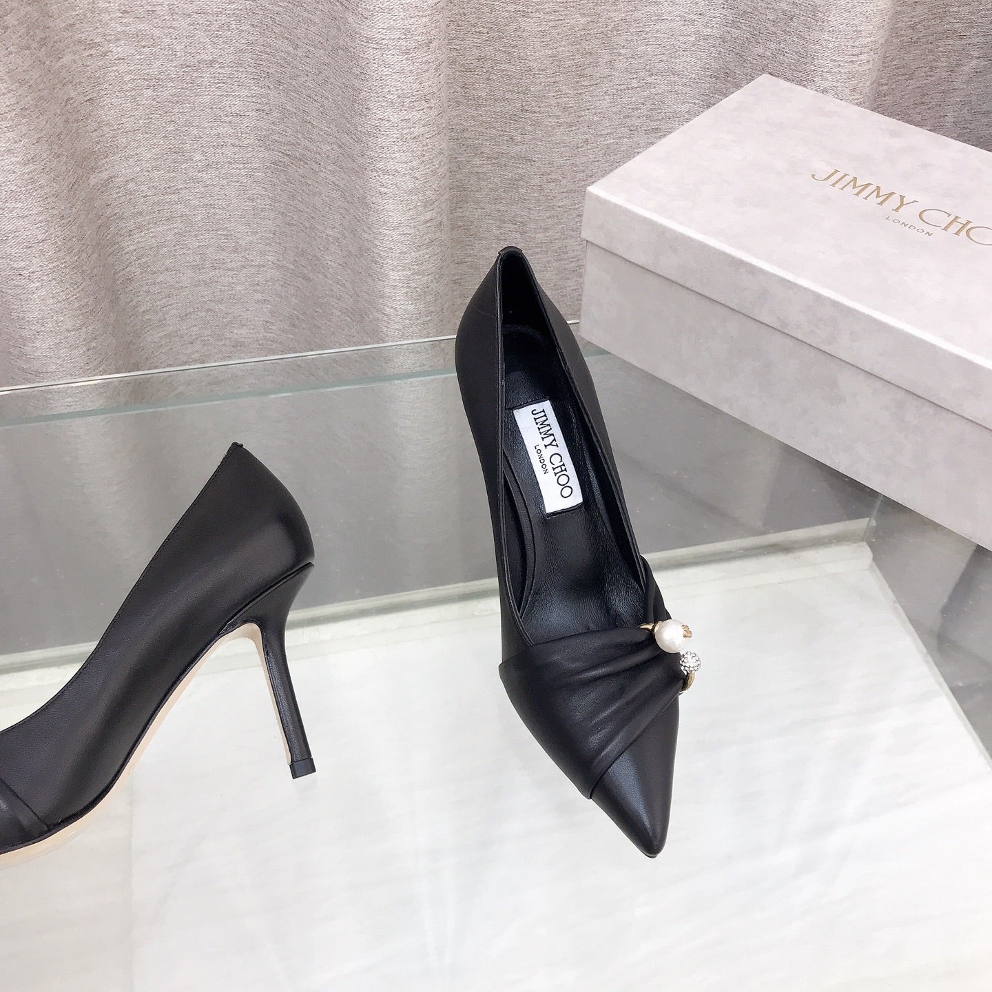 Jimmy Choo 2026 Rafi Shoe Mianyang Leather 956643