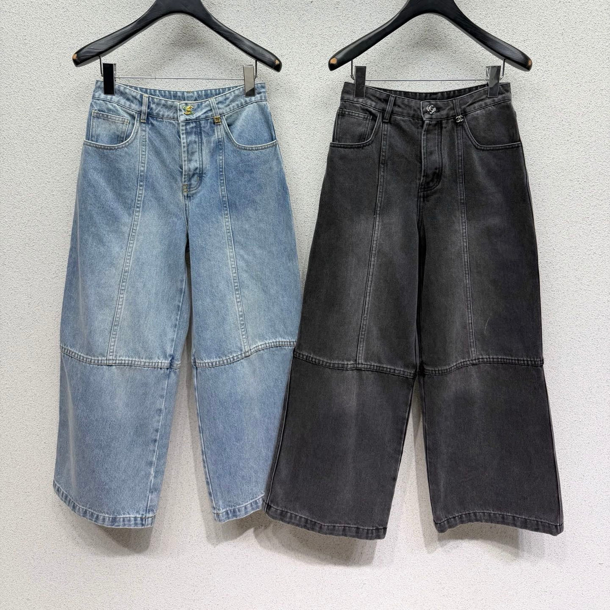 Chanel 2026 Wide-Leg Jeans Cotton 398343