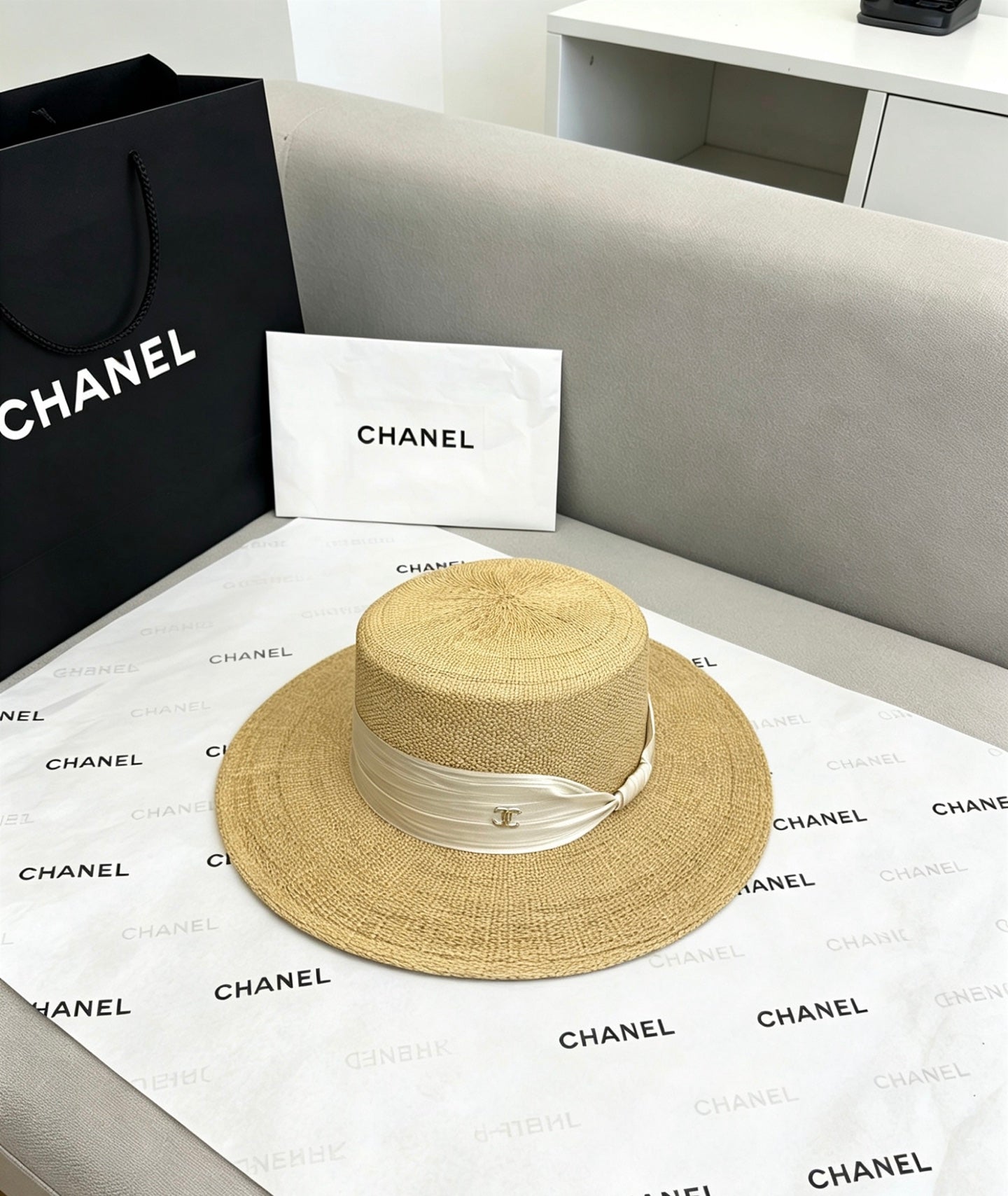 Chanel Flat Top Hat 212947